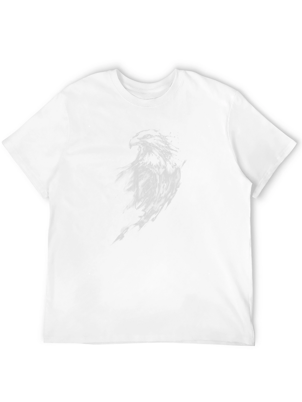 Black T-Shirt with Eagle Graphic