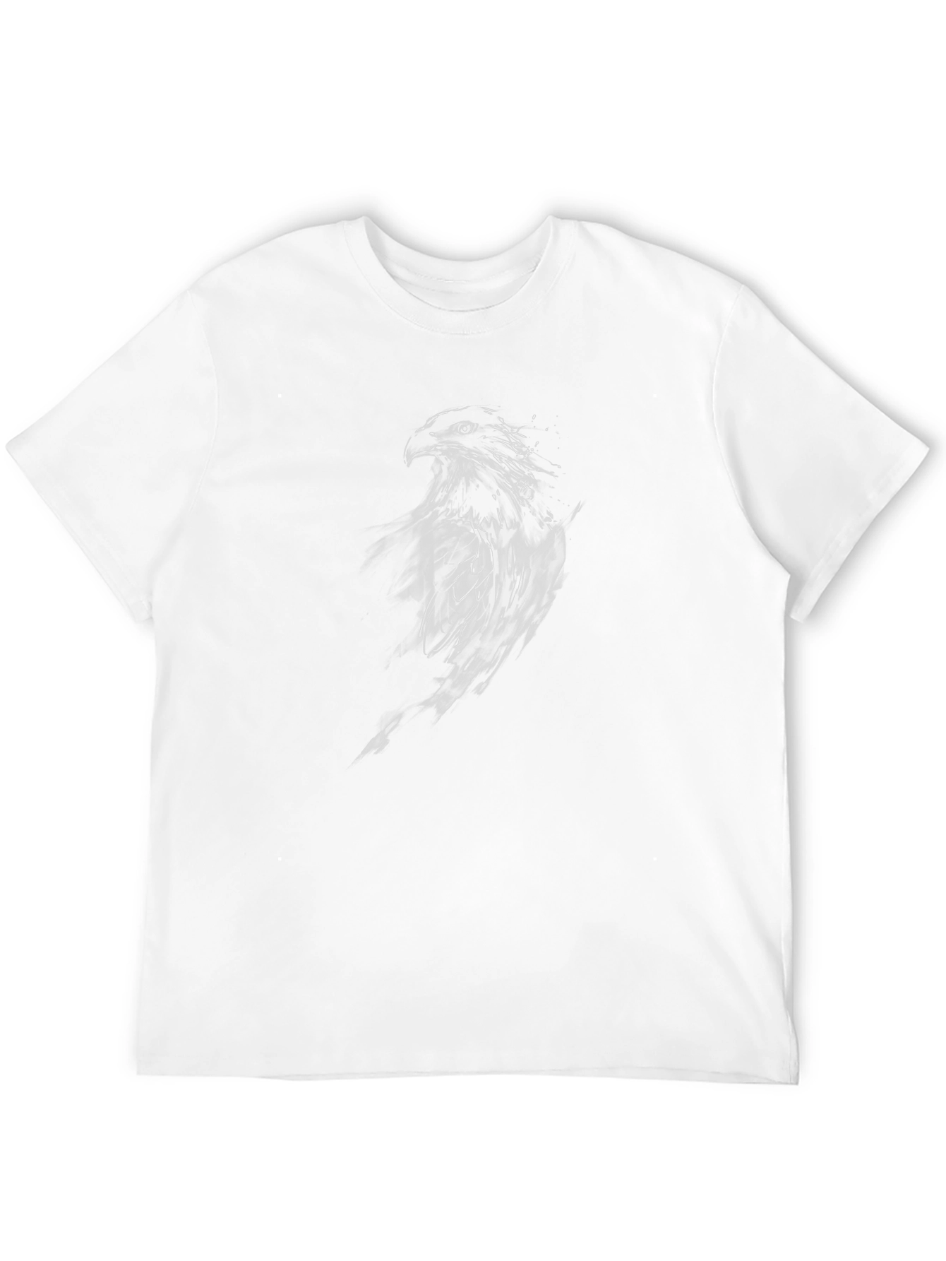 Black T-Shirt with Eagle Graphic