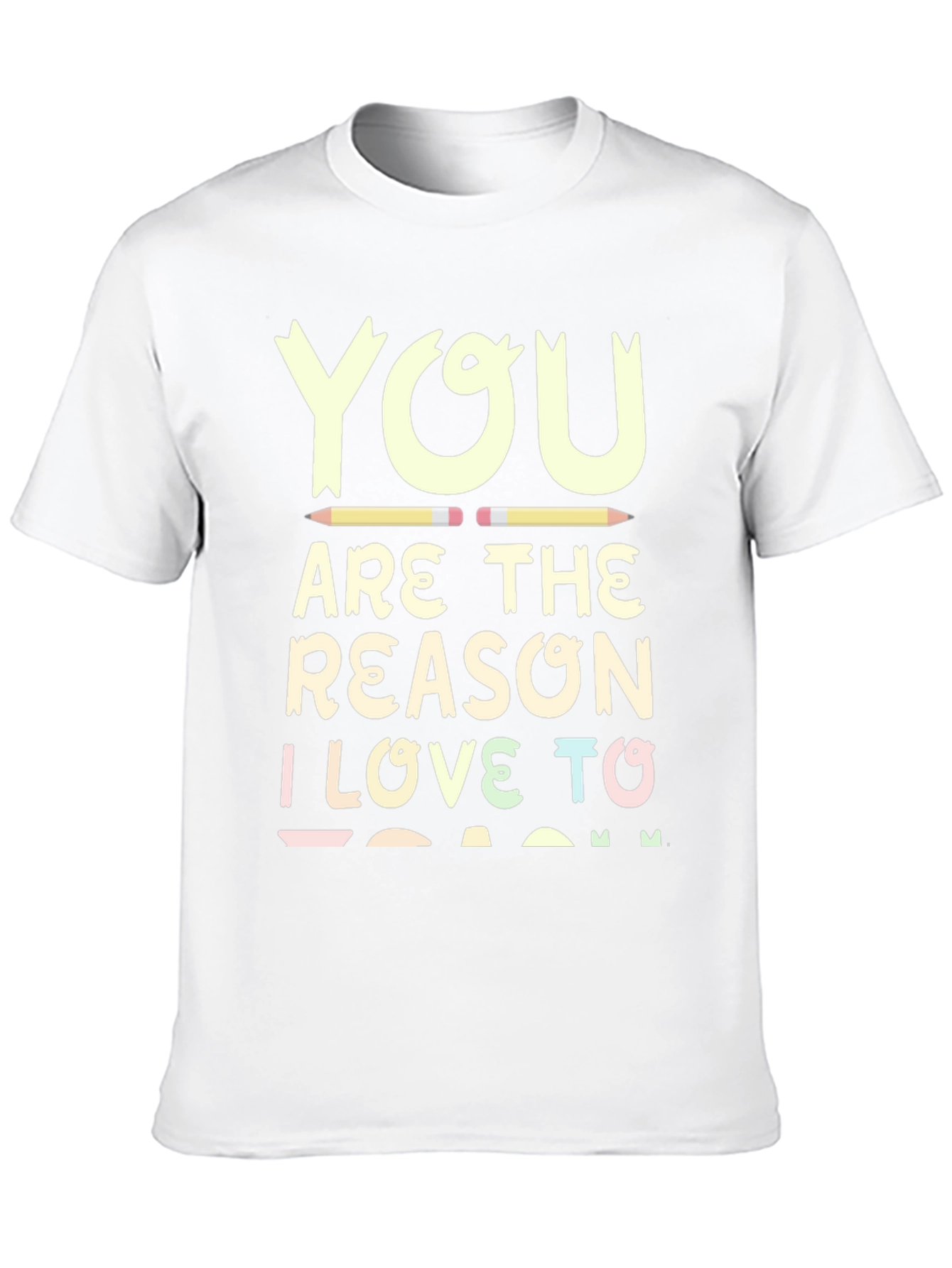 Teacher Appreciation T-Shirt - I Love to Teach