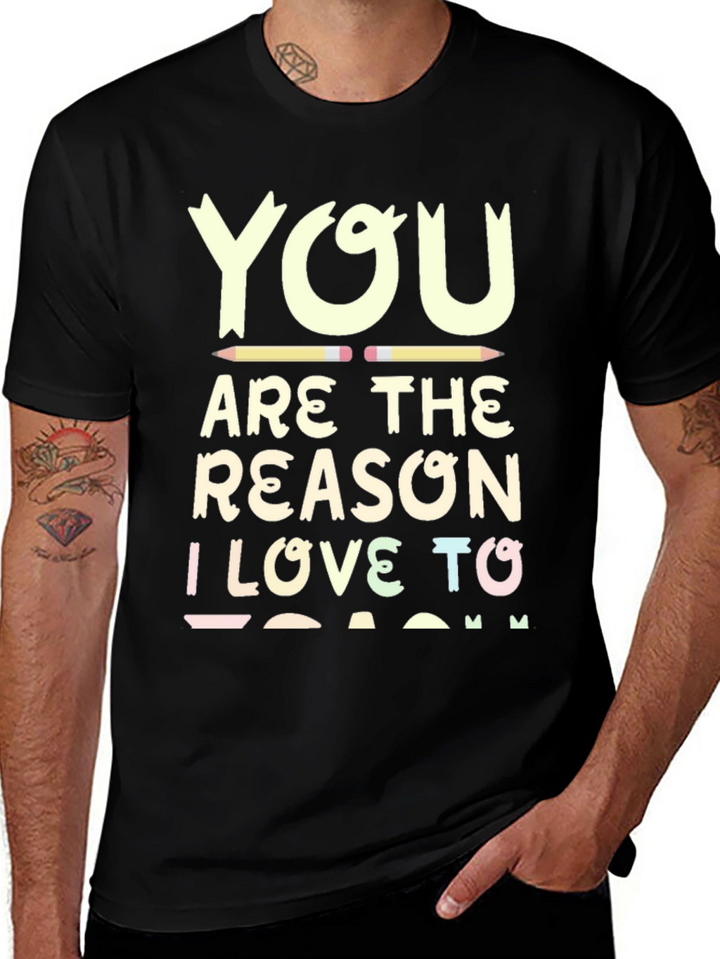 Teacher Appreciation T-Shirt - I Love to Teach