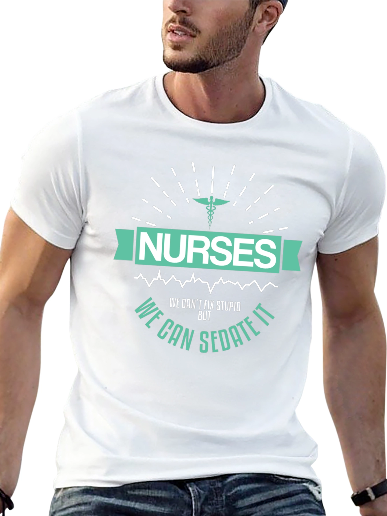 Funny Nurse T-Shirt - We Can Sedate It!