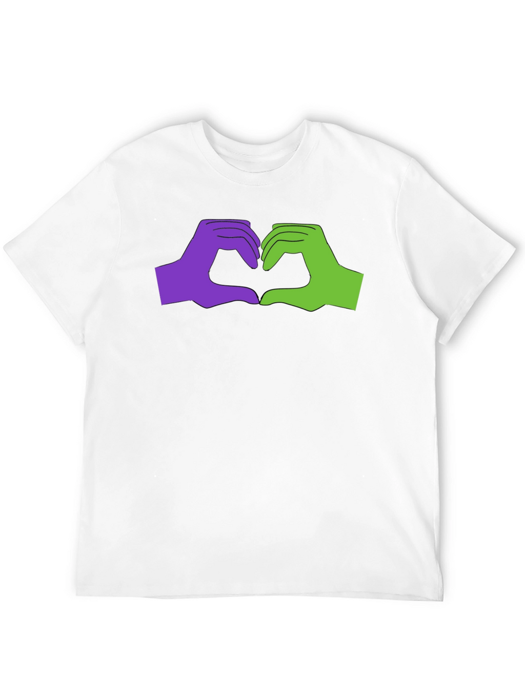 Love Sign Language Graphic Tee - Black Cotton T-Shirt