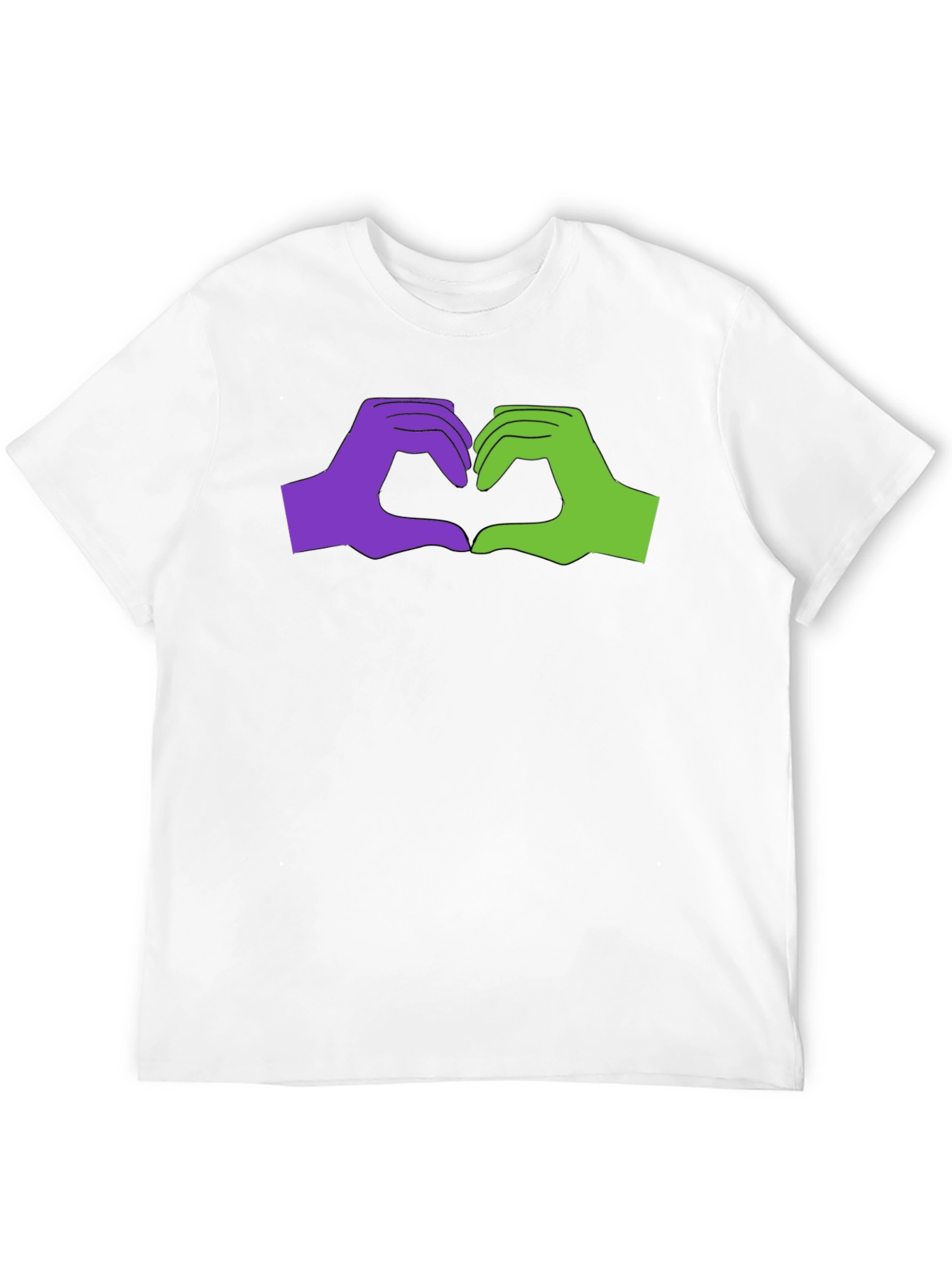 Love Sign Language Graphic Tee - Black Cotton T-Shirt