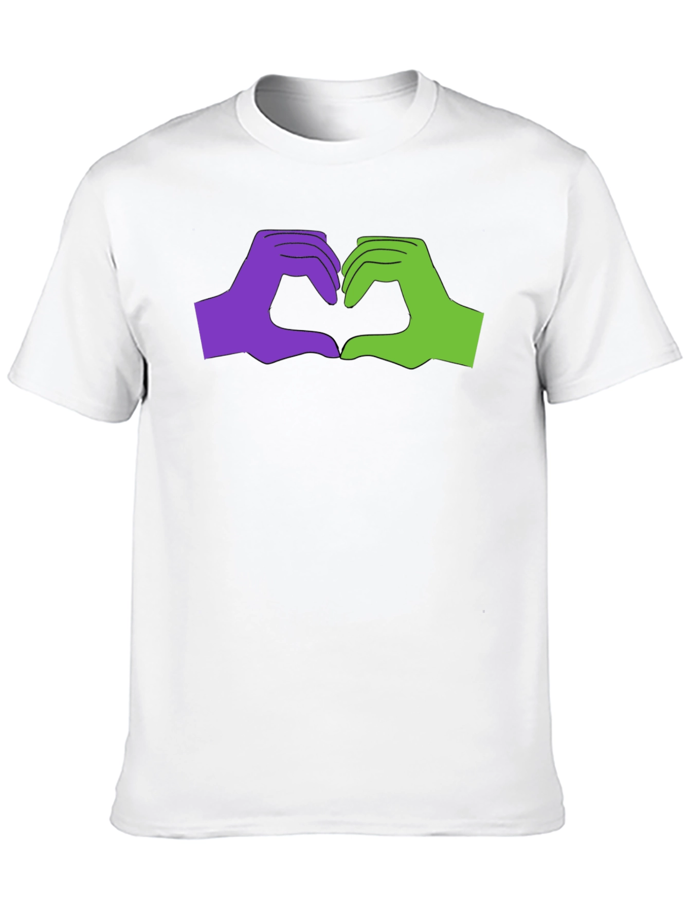 Love Sign Language Graphic Tee - Black Cotton T-Shirt