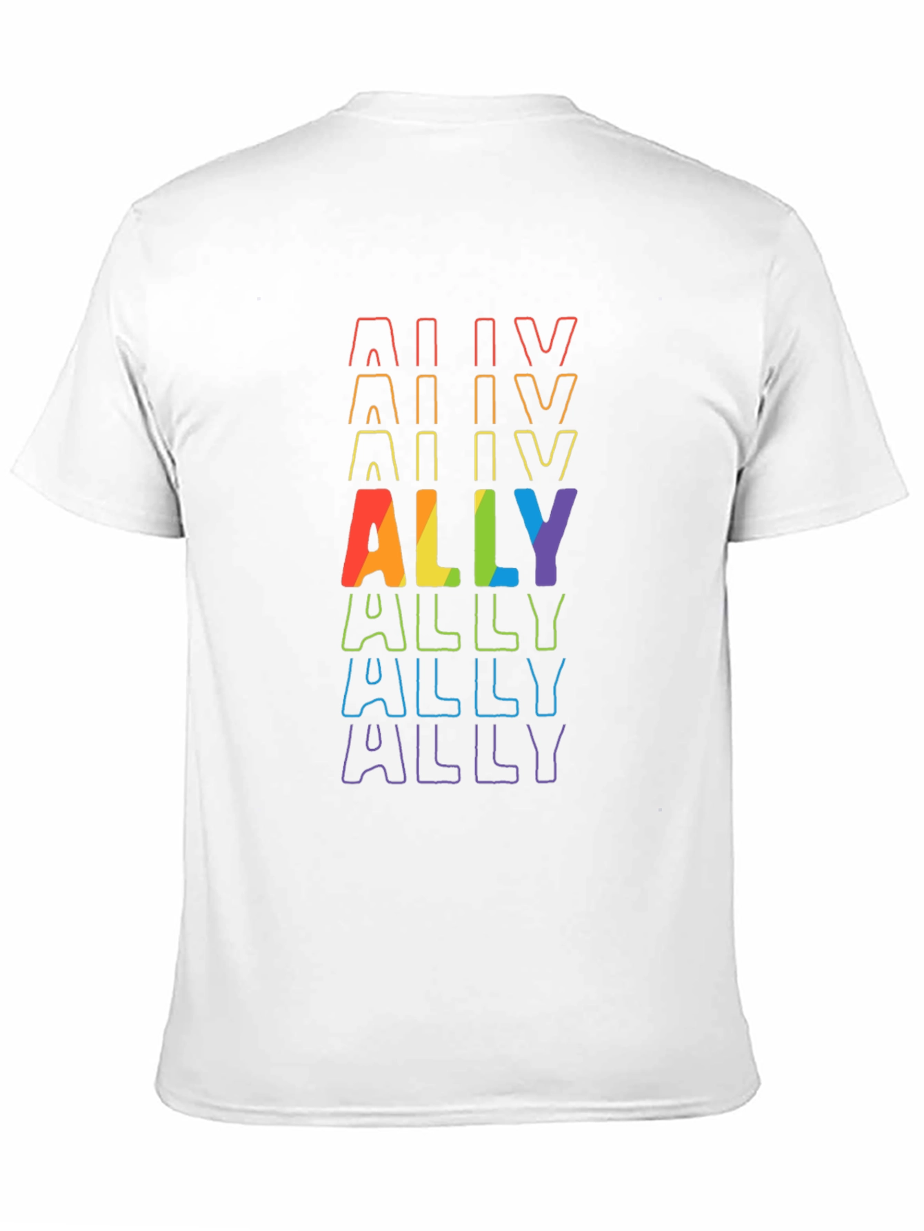 ALLY Pride Rainbow T-Shirt