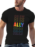 ALLY Pride Rainbow T-Shirt