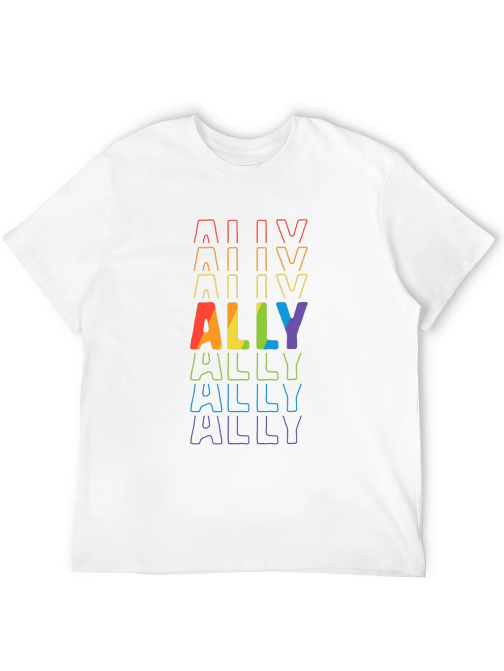 ALLY Pride Rainbow T-Shirt