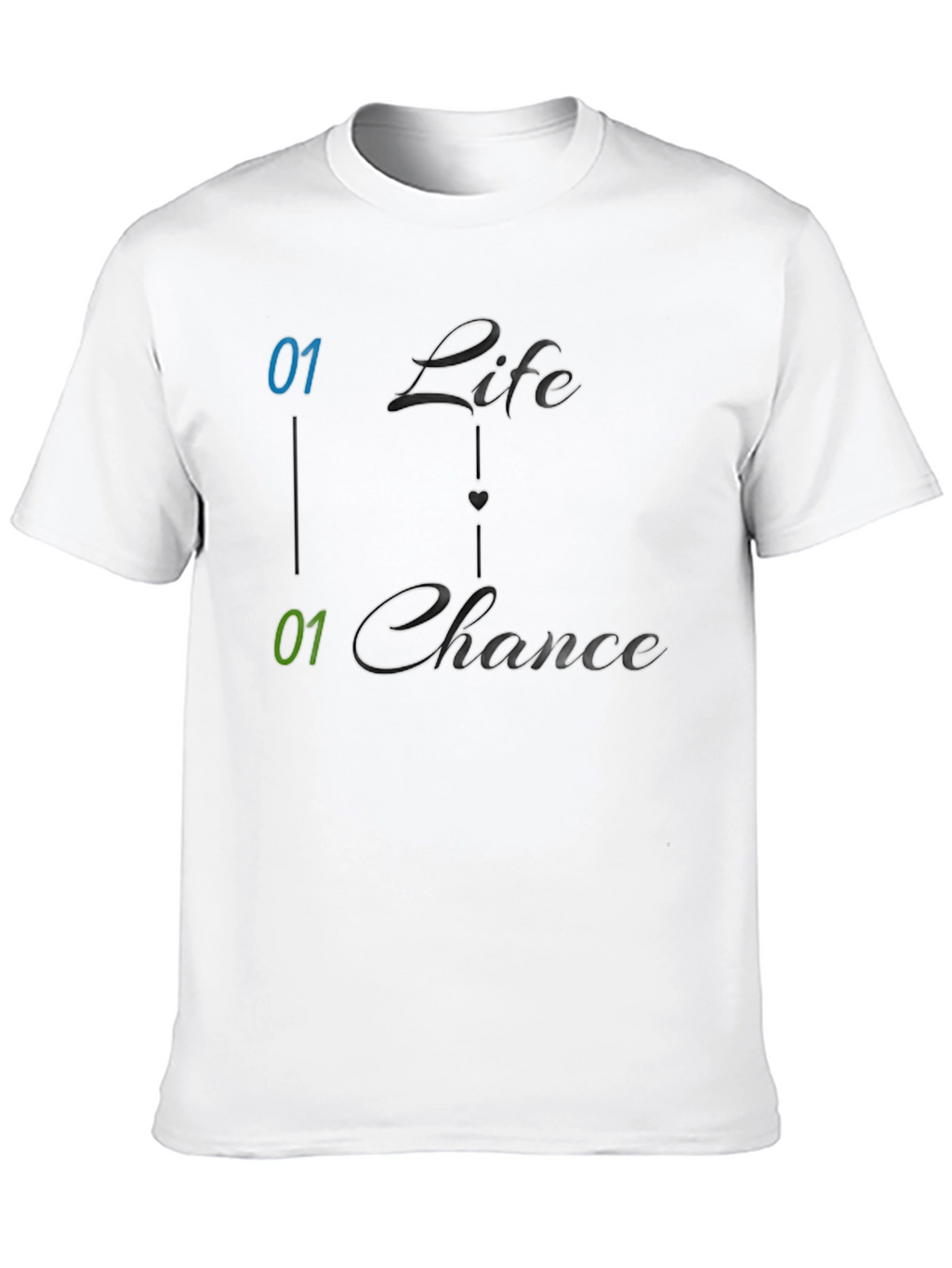 Life and Chance Graphic Print Mens Tee - Black