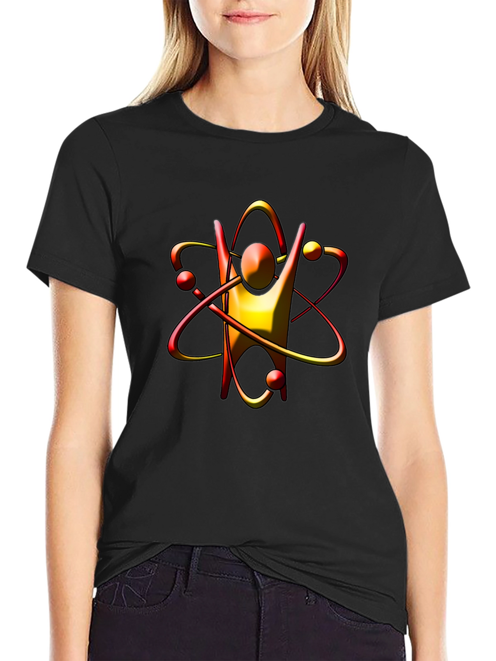 Atom Graphic T-Shirt - Science Tee
