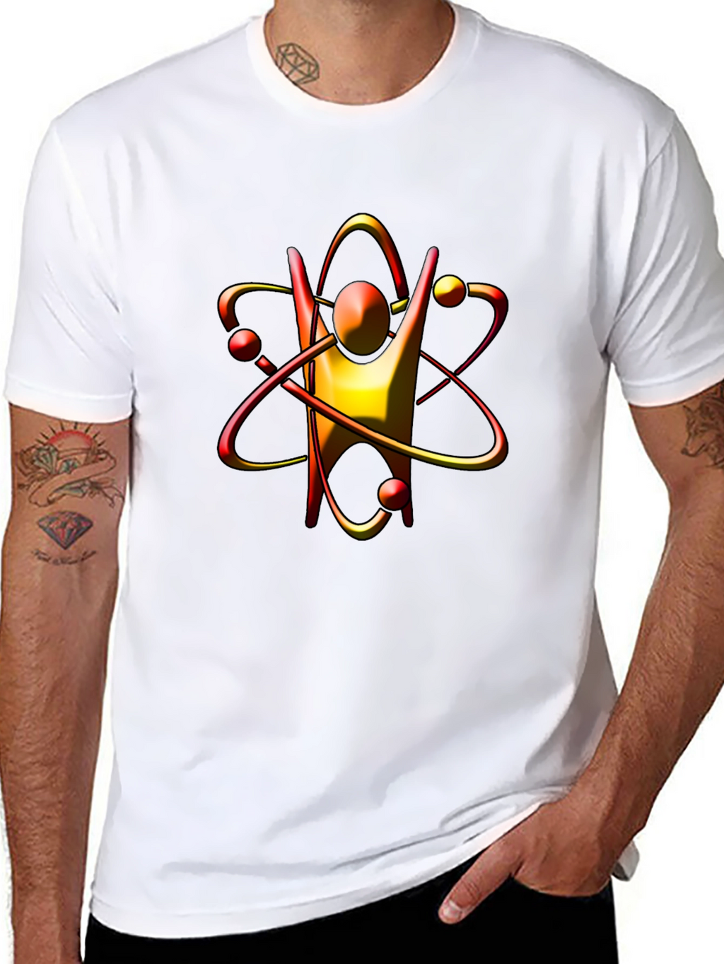 Atom Graphic T-Shirt - Science Tee