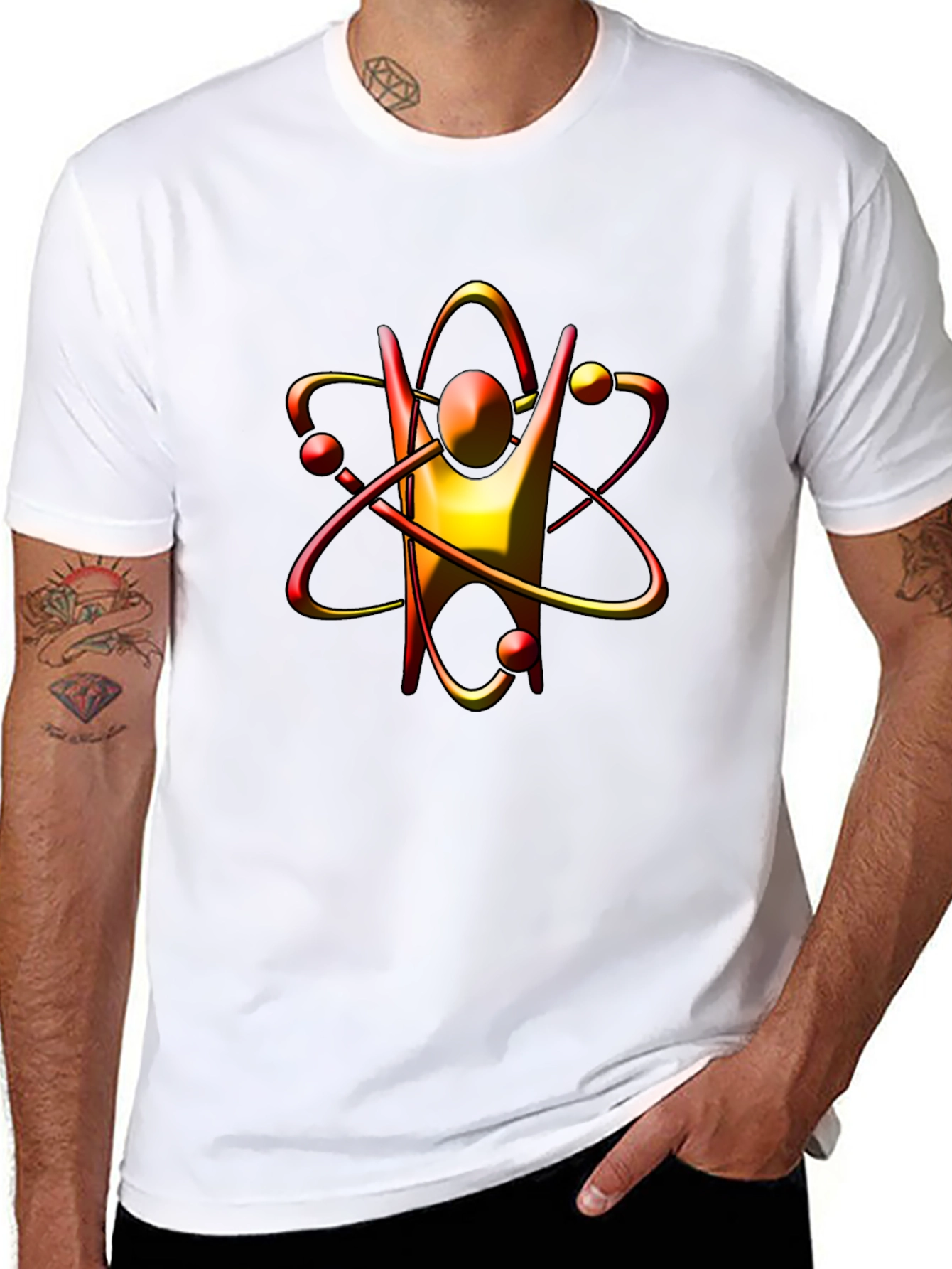 Atom Graphic T-Shirt - Science Tee