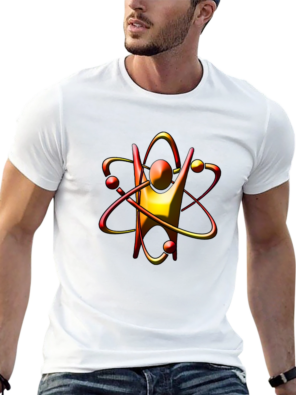 Atom Graphic T-Shirt - Science Tee