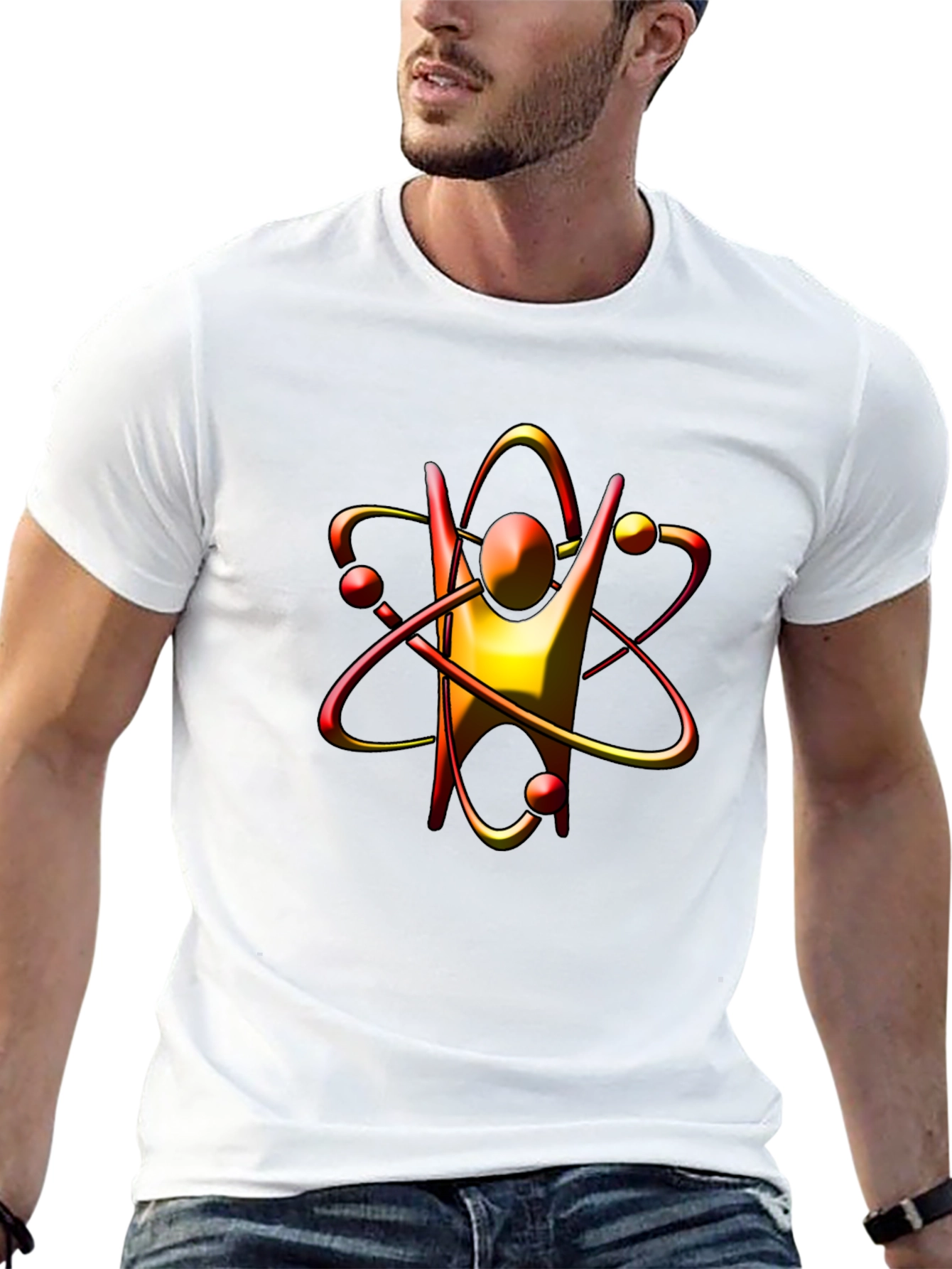 Atom Graphic T-Shirt - Science Tee