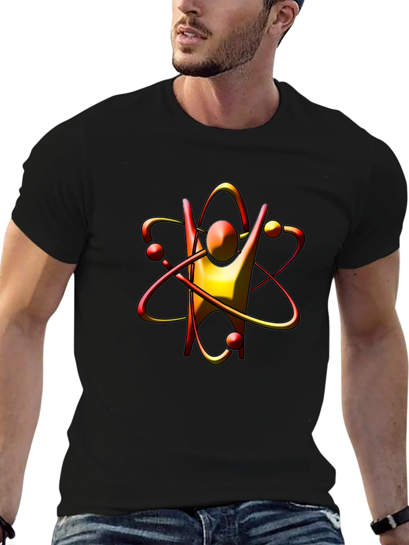 Atom Graphic T-Shirt - Science Tee
