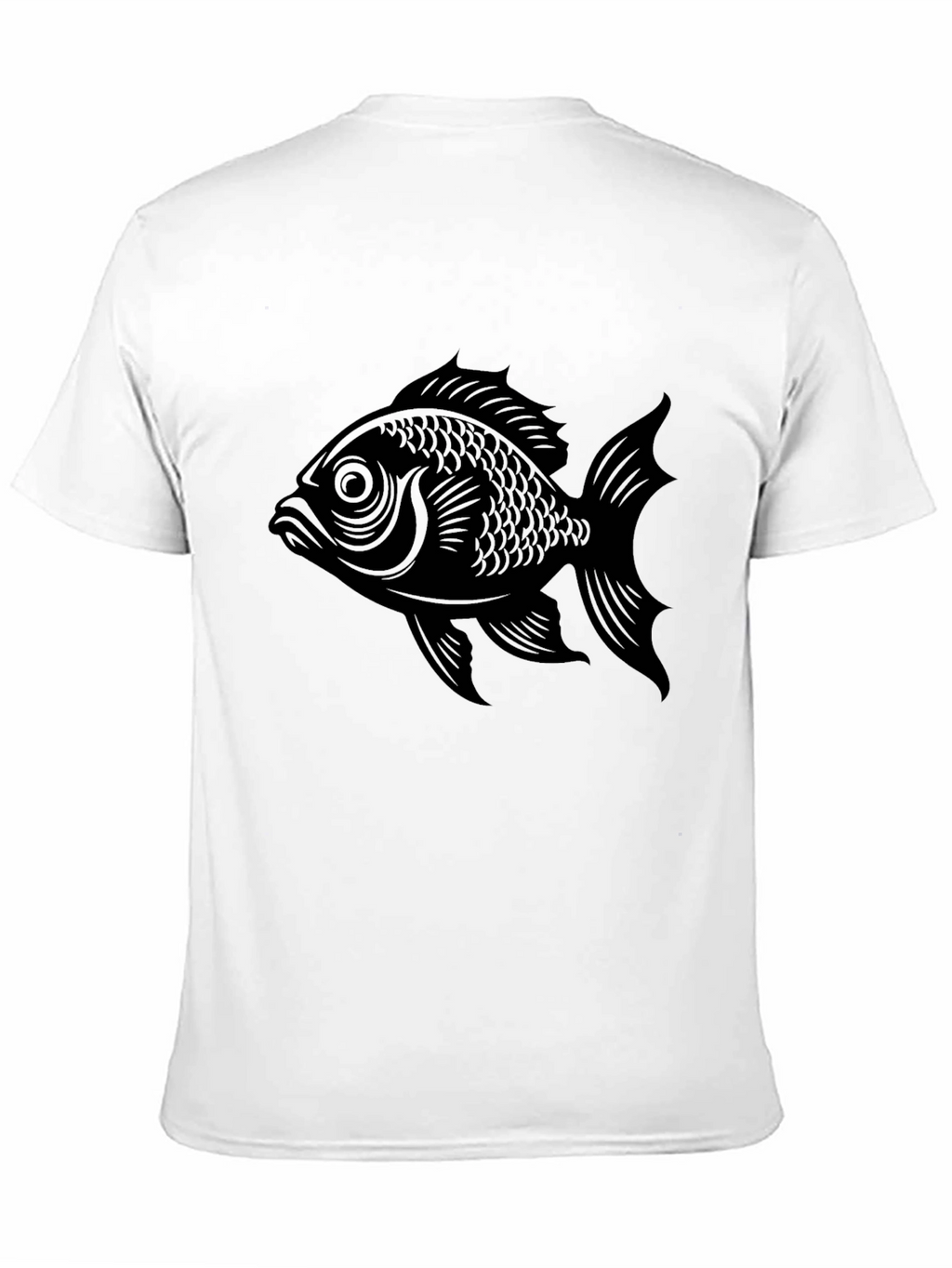 Black Fish Graphic Tee - Mens Stylish Casual Shirt