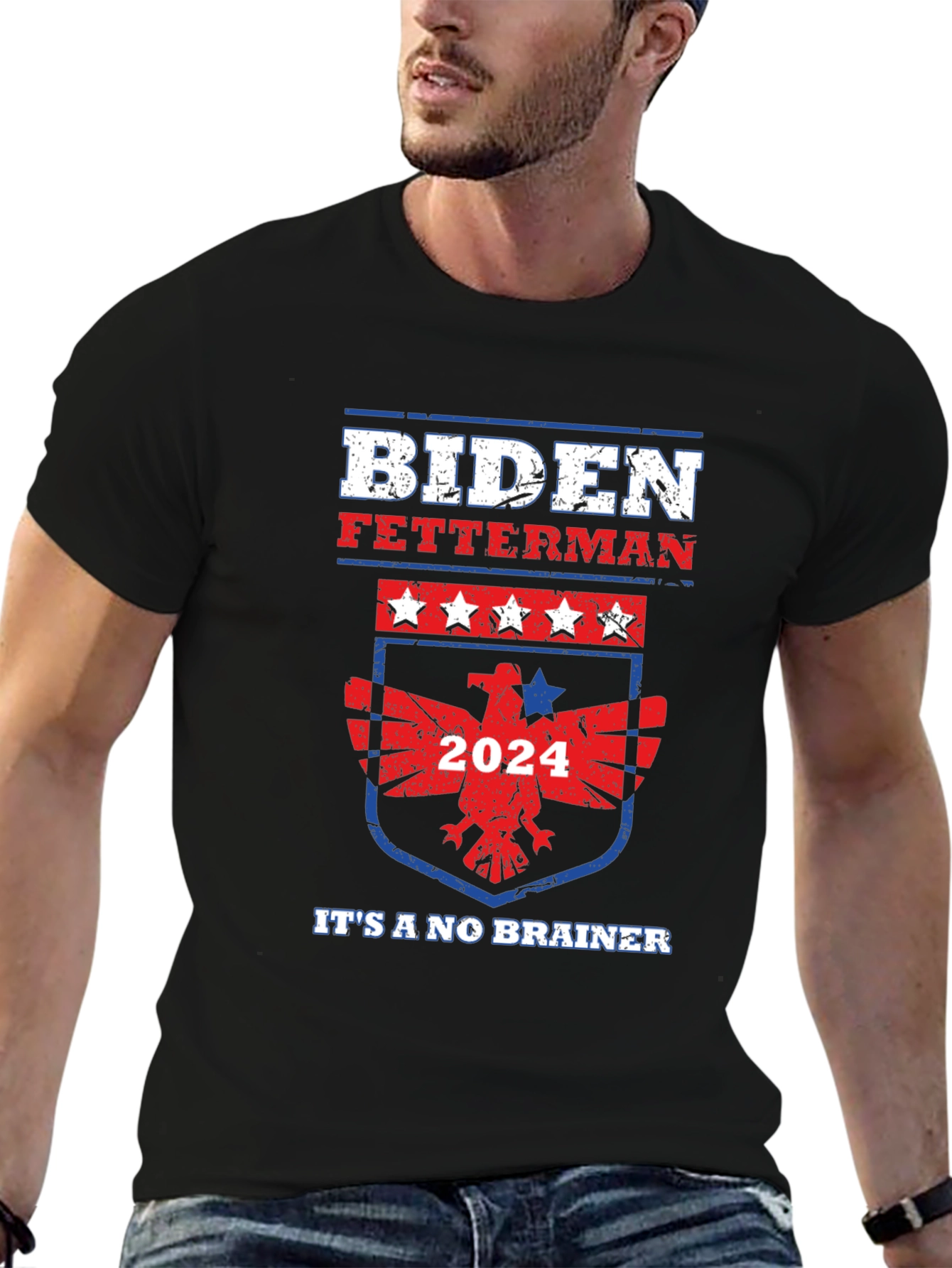 Biden Fetterman 2024 Political T-Shirt