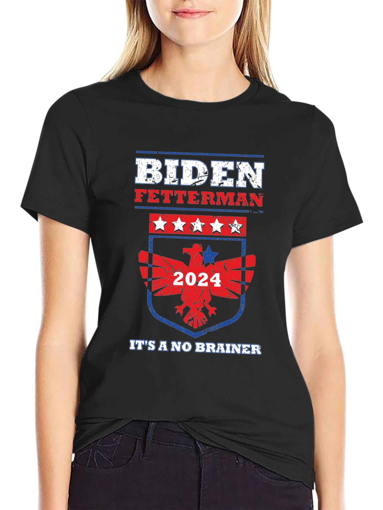 Biden Fetterman 2024 Political T-Shirt