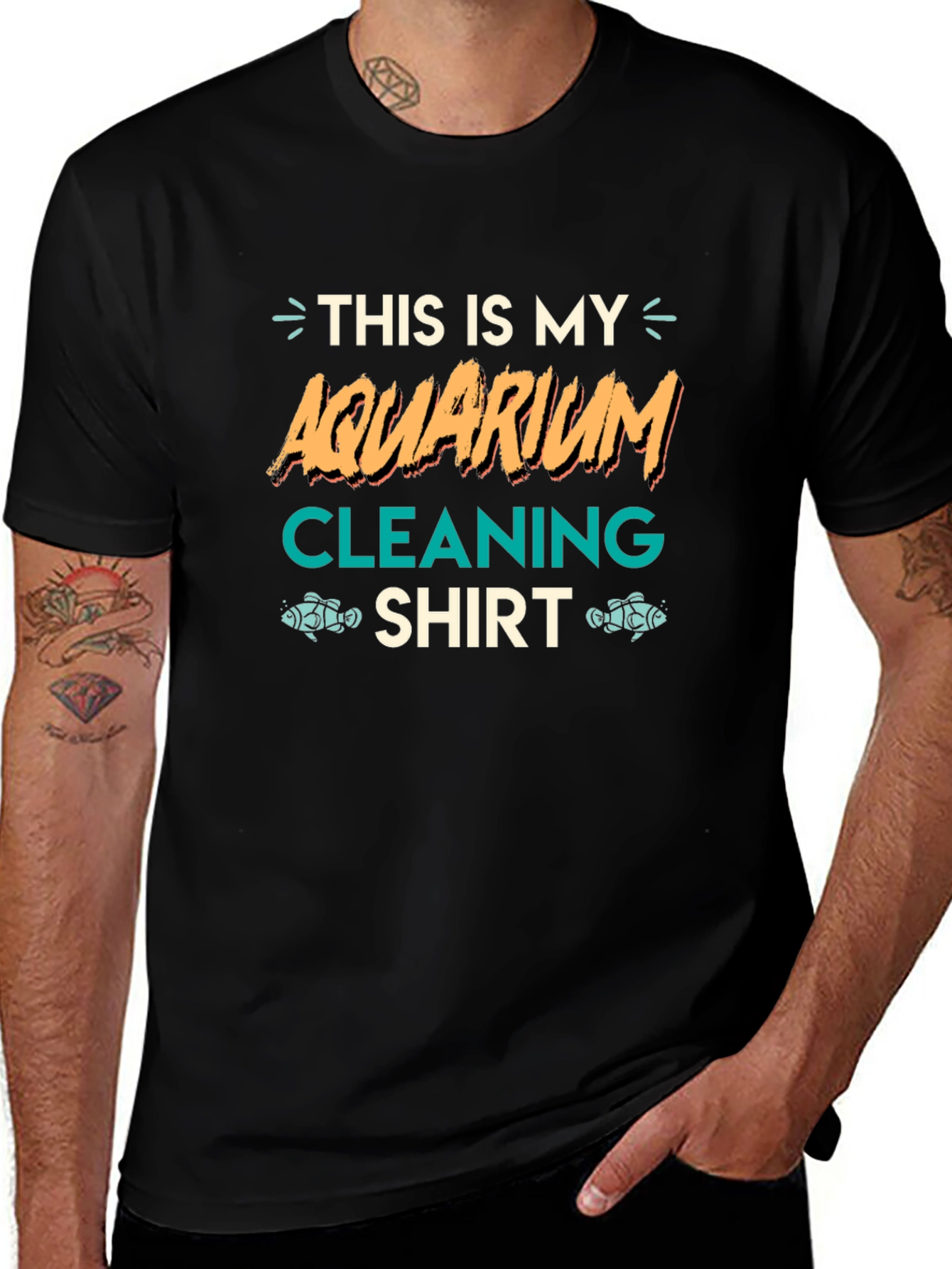 Aquarium Cleaning Shirt - Funny Fish Keeper Tee