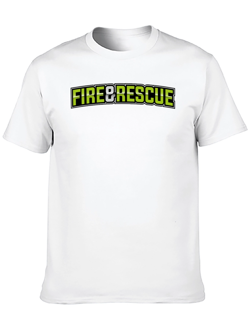 Fire & Rescue Black Graphic T-Shirt