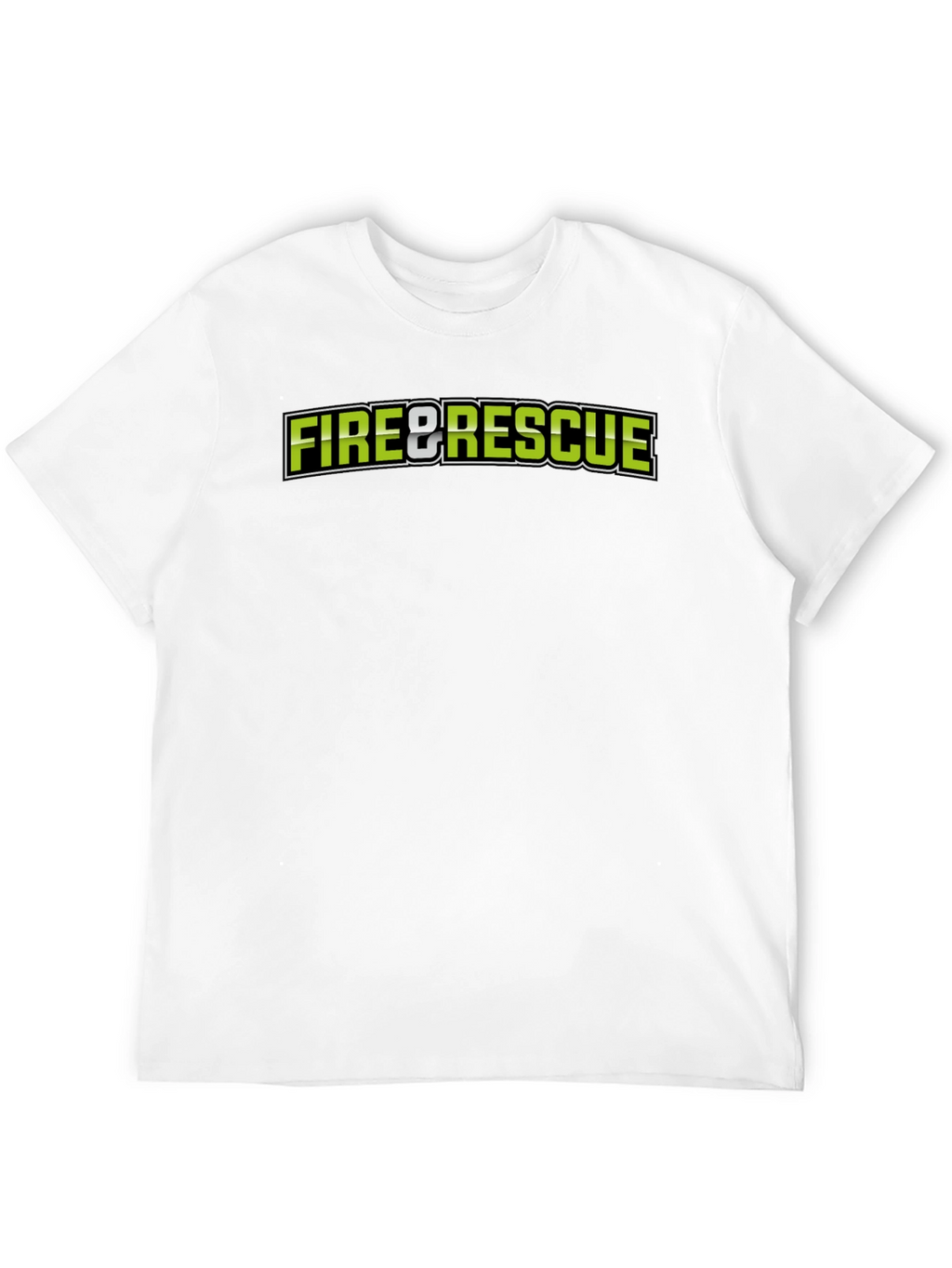 Fire & Rescue Black Graphic T-Shirt