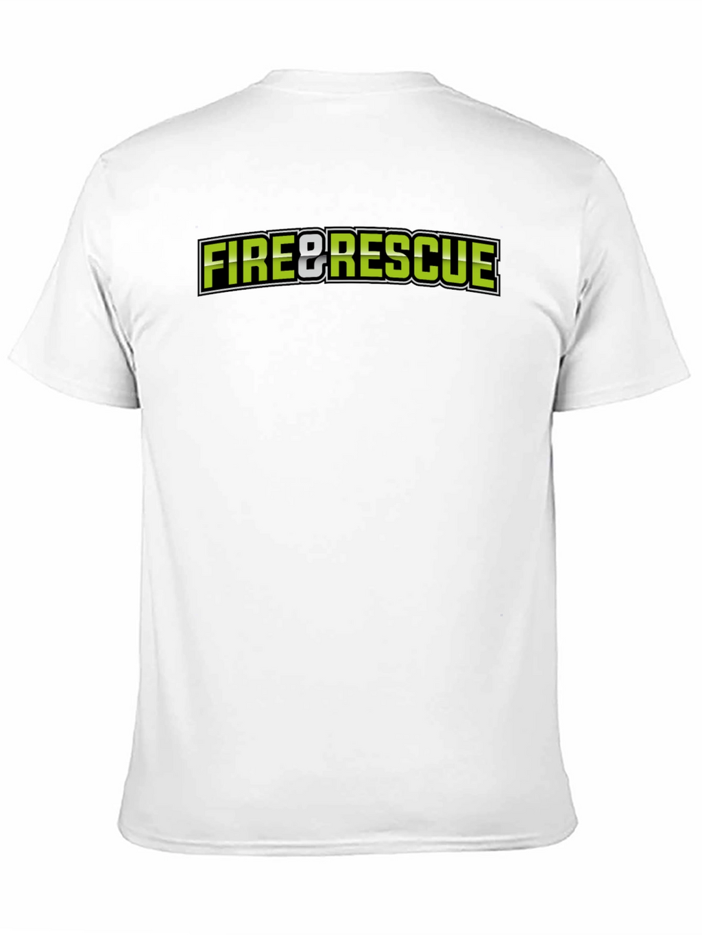 Fire & Rescue Black Graphic T-Shirt