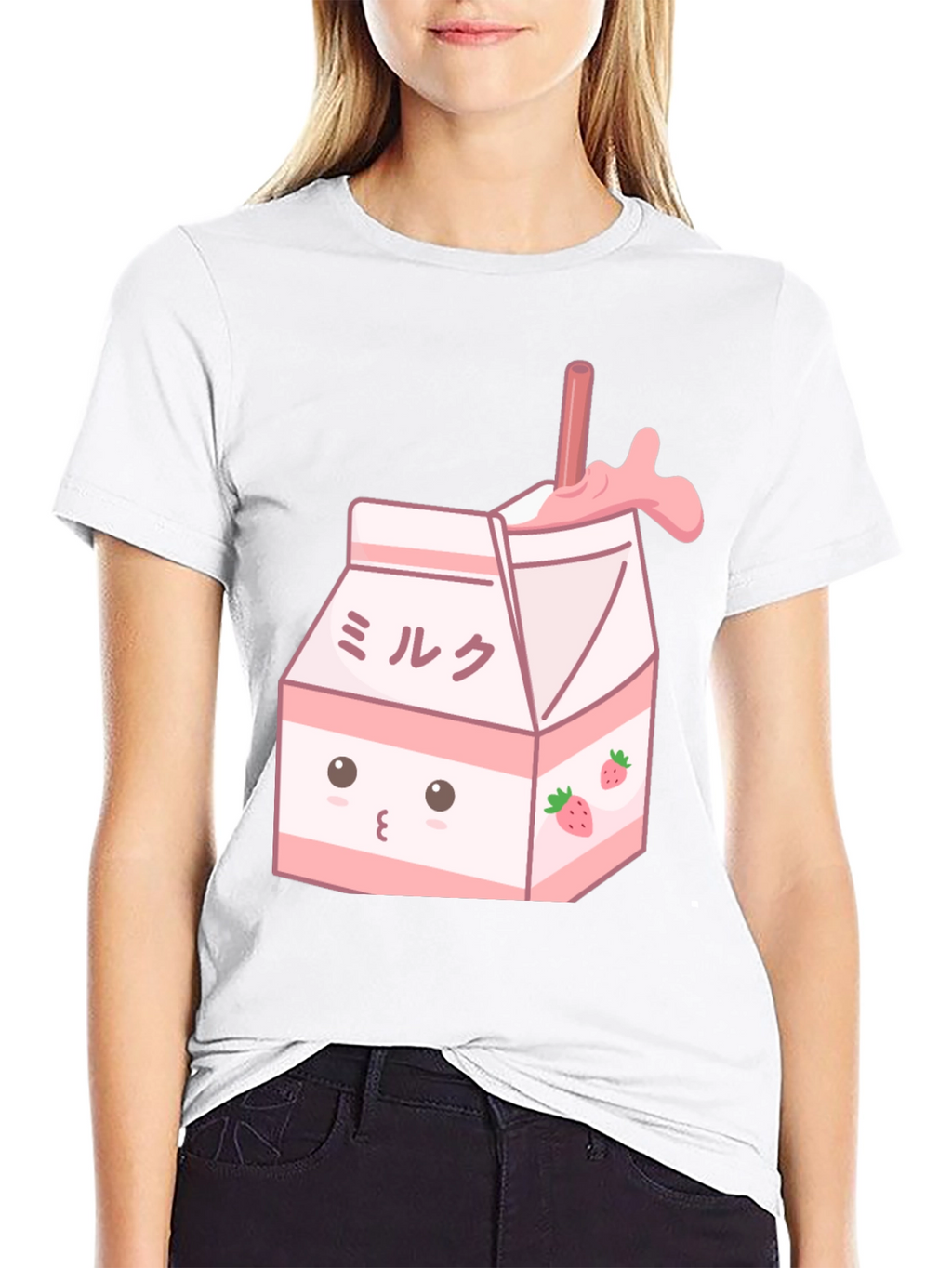 Strawberry Milk Carton Graphic Tee
