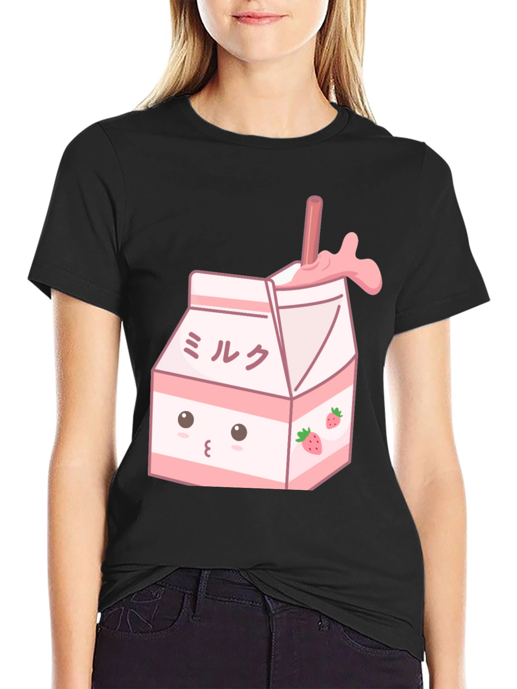 Strawberry Milk Carton Graphic Tee