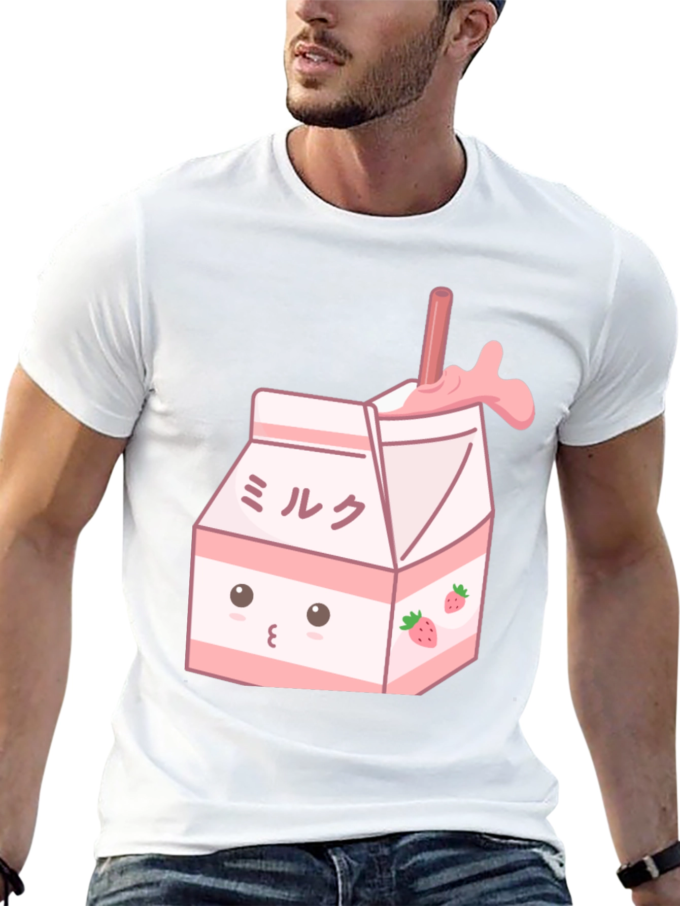 Strawberry Milk Carton Graphic Tee