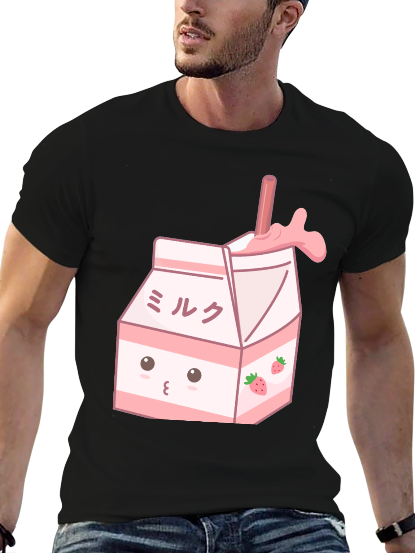 Strawberry Milk Carton Graphic Tee