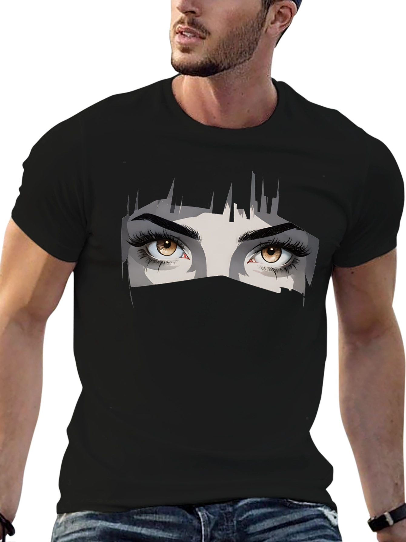 Mystic Eyes Graphic Tee - Urban Style