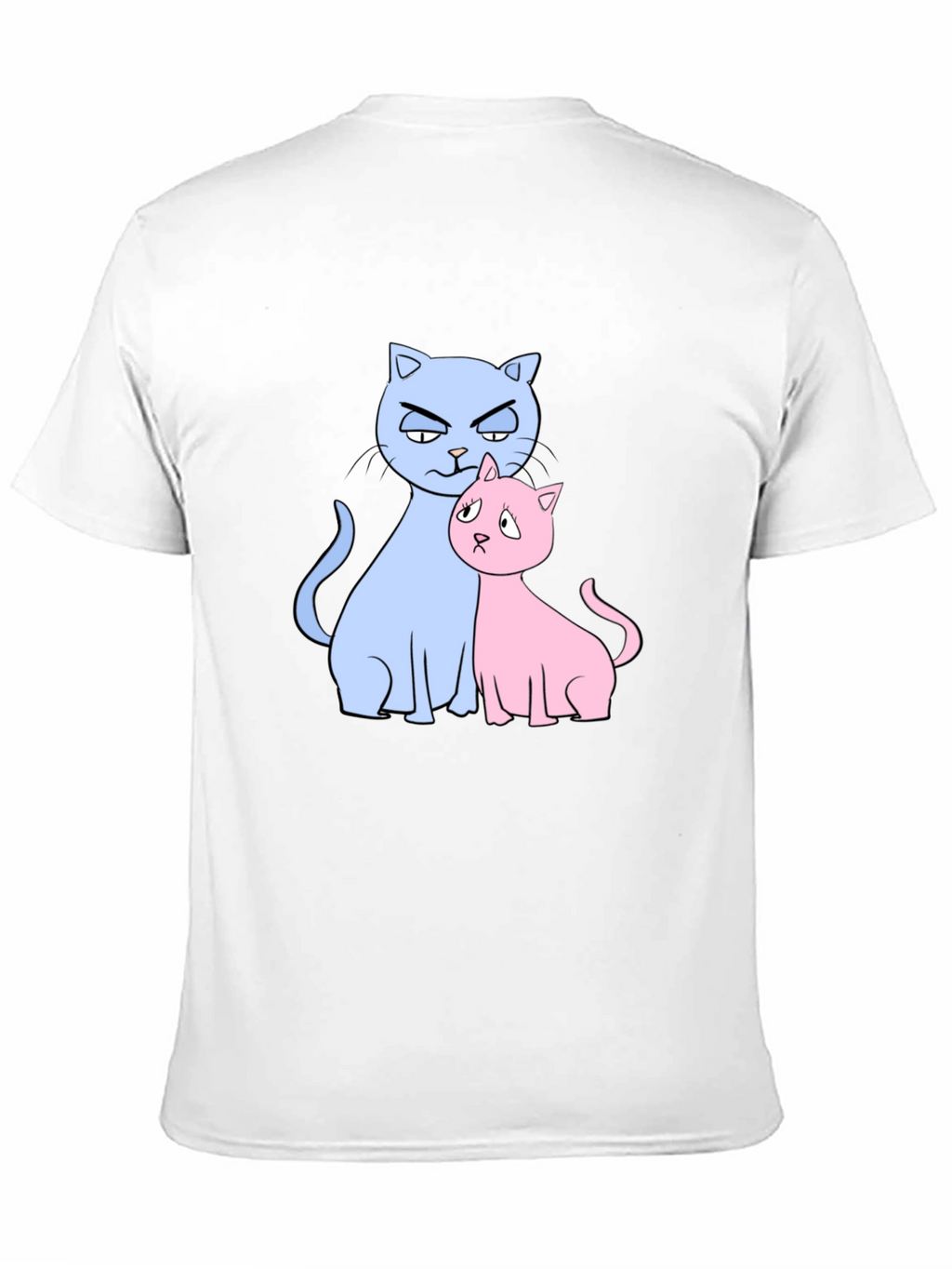 Cute Cats Graphic Print T-Shirt