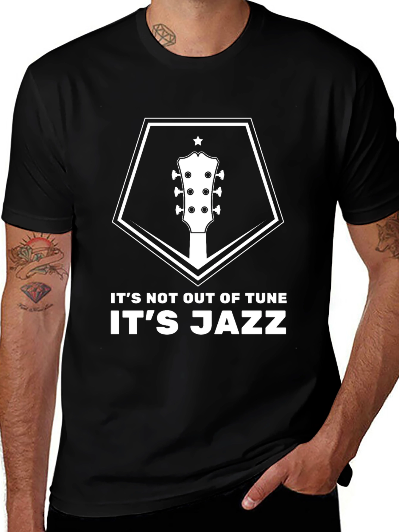 Jazz Music T-Shirt - Its Not Out Of Tune