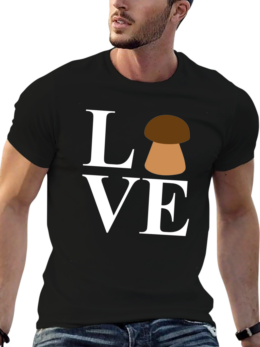 Love Mushrooms Graphic T-Shirt