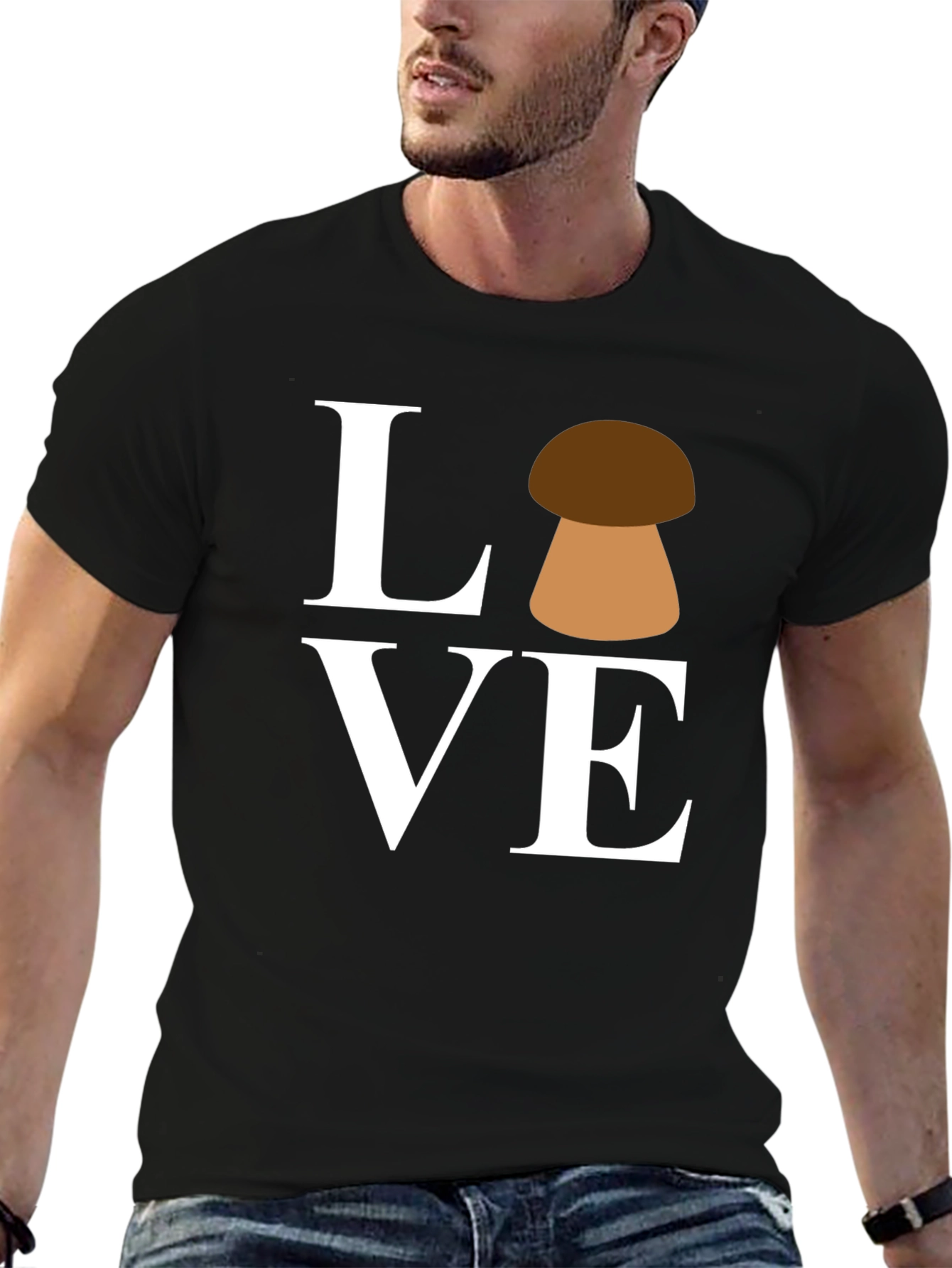 Love Mushrooms Graphic T-Shirt