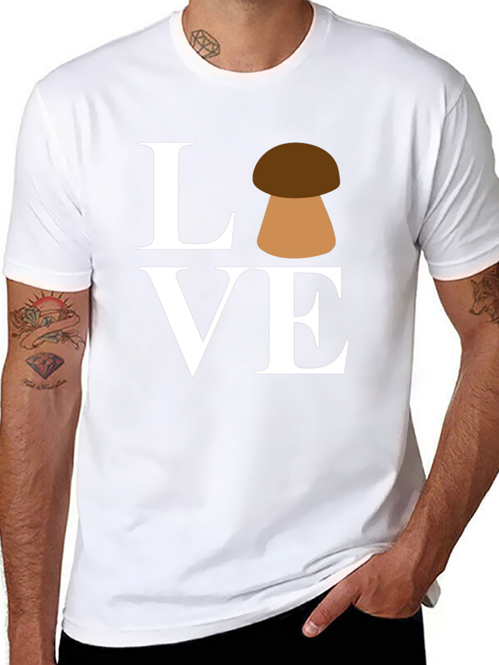 Love Mushrooms Graphic T-Shirt
