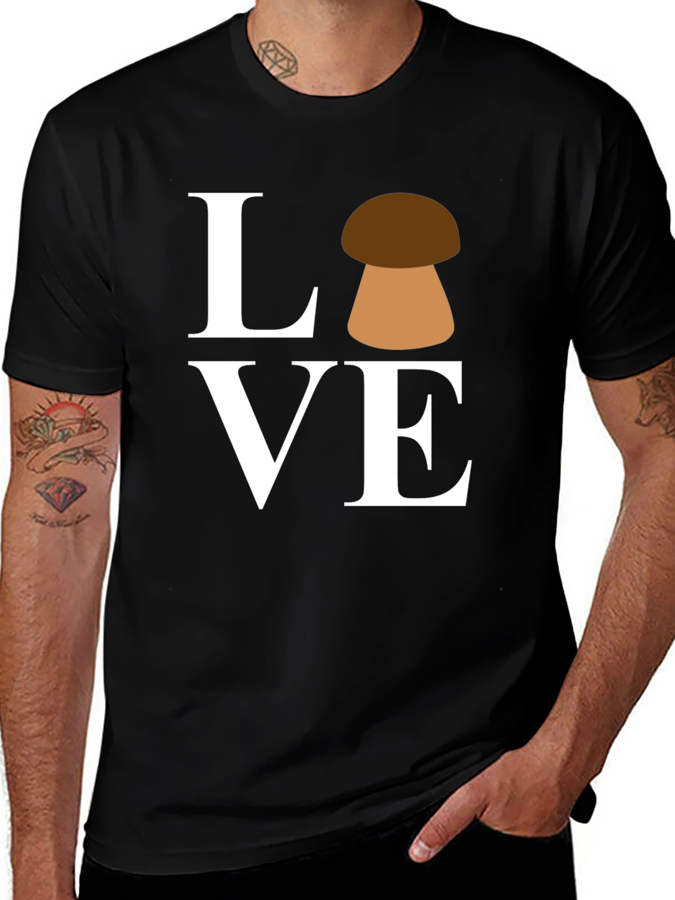 Love Mushrooms Graphic T-Shirt