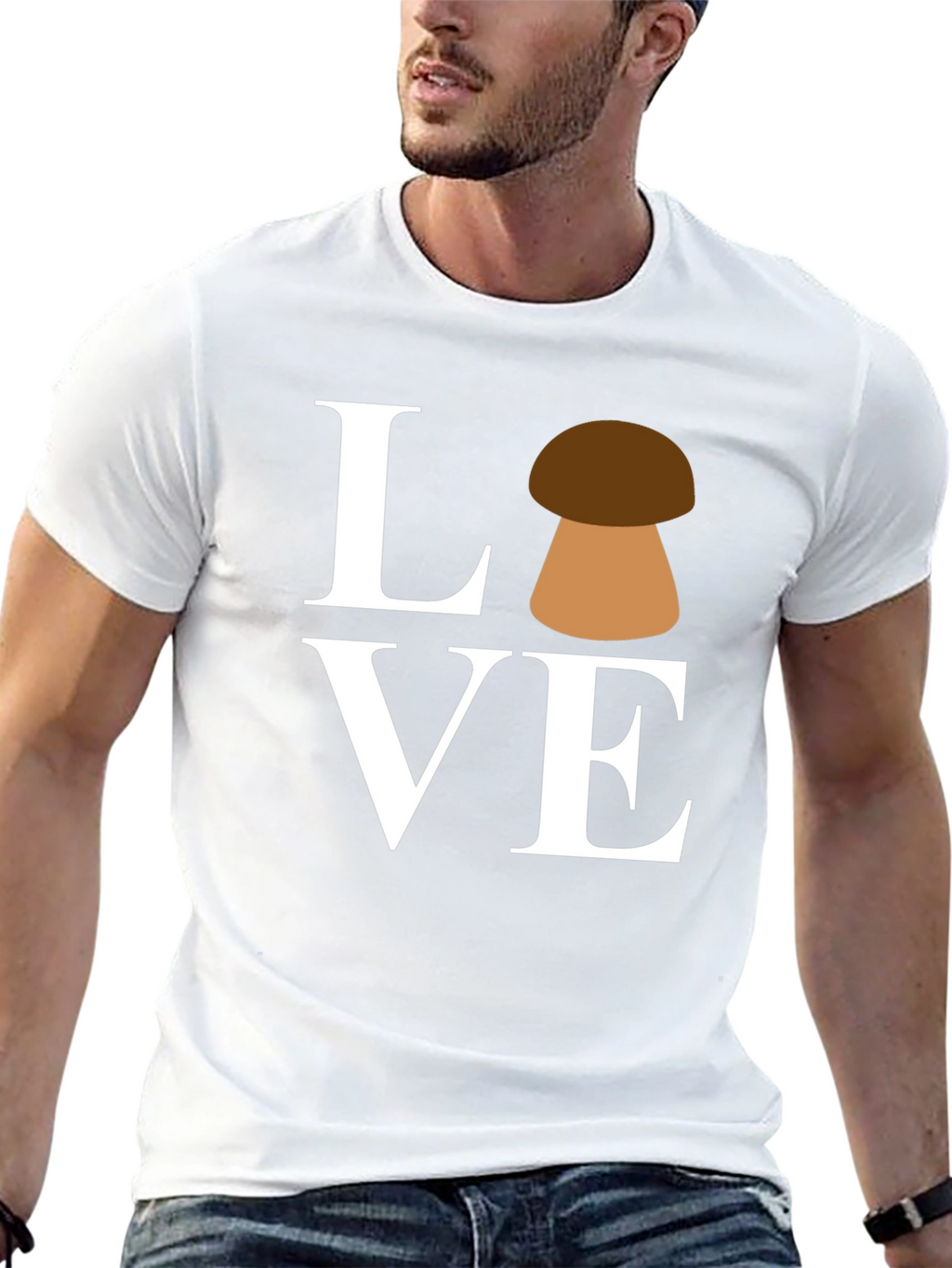 Love Mushrooms Graphic T-Shirt