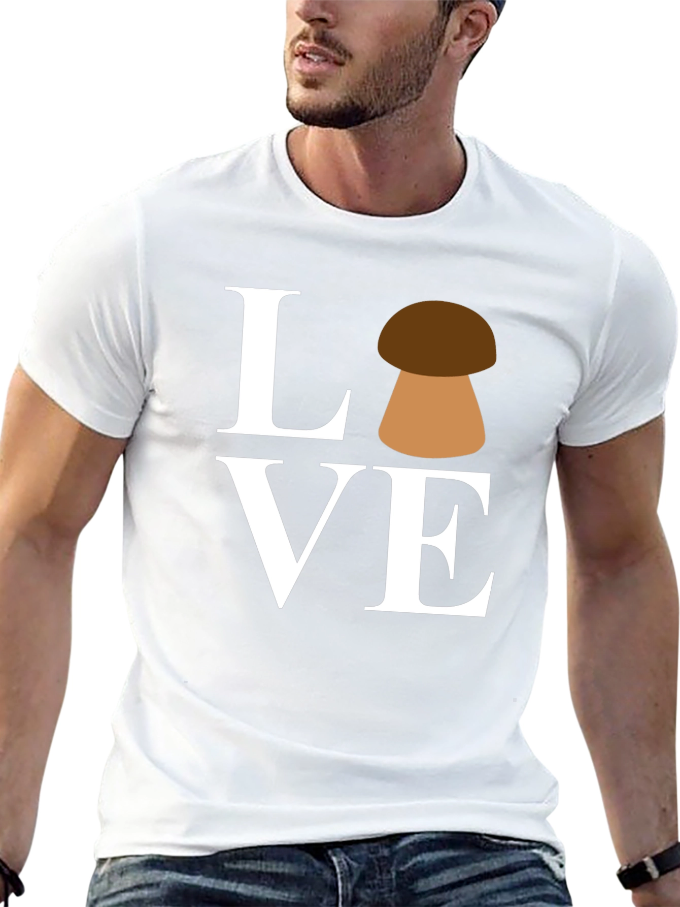 Love Mushrooms Graphic T-Shirt