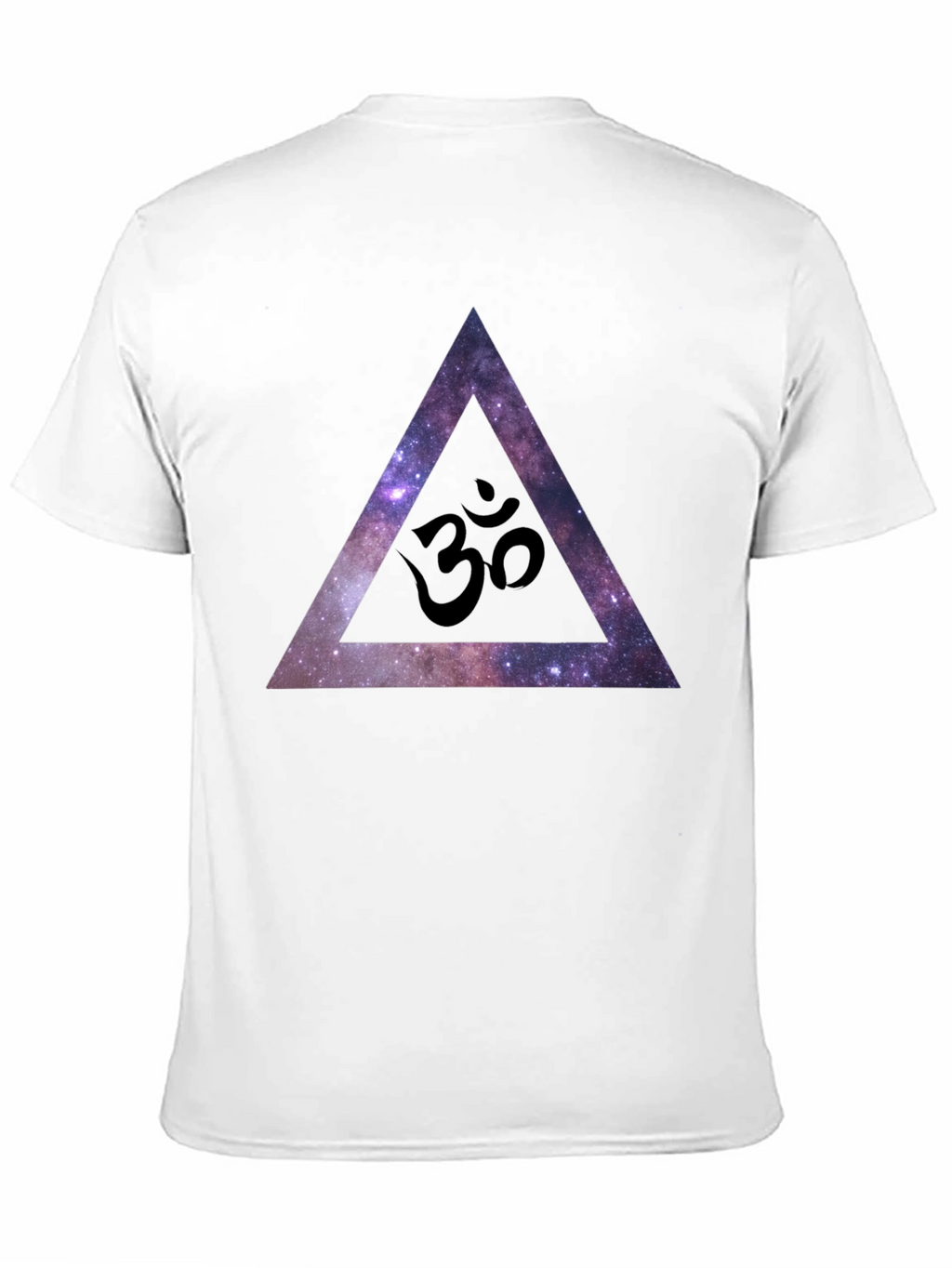 Cosmic Om Triangle Black T-Shirt