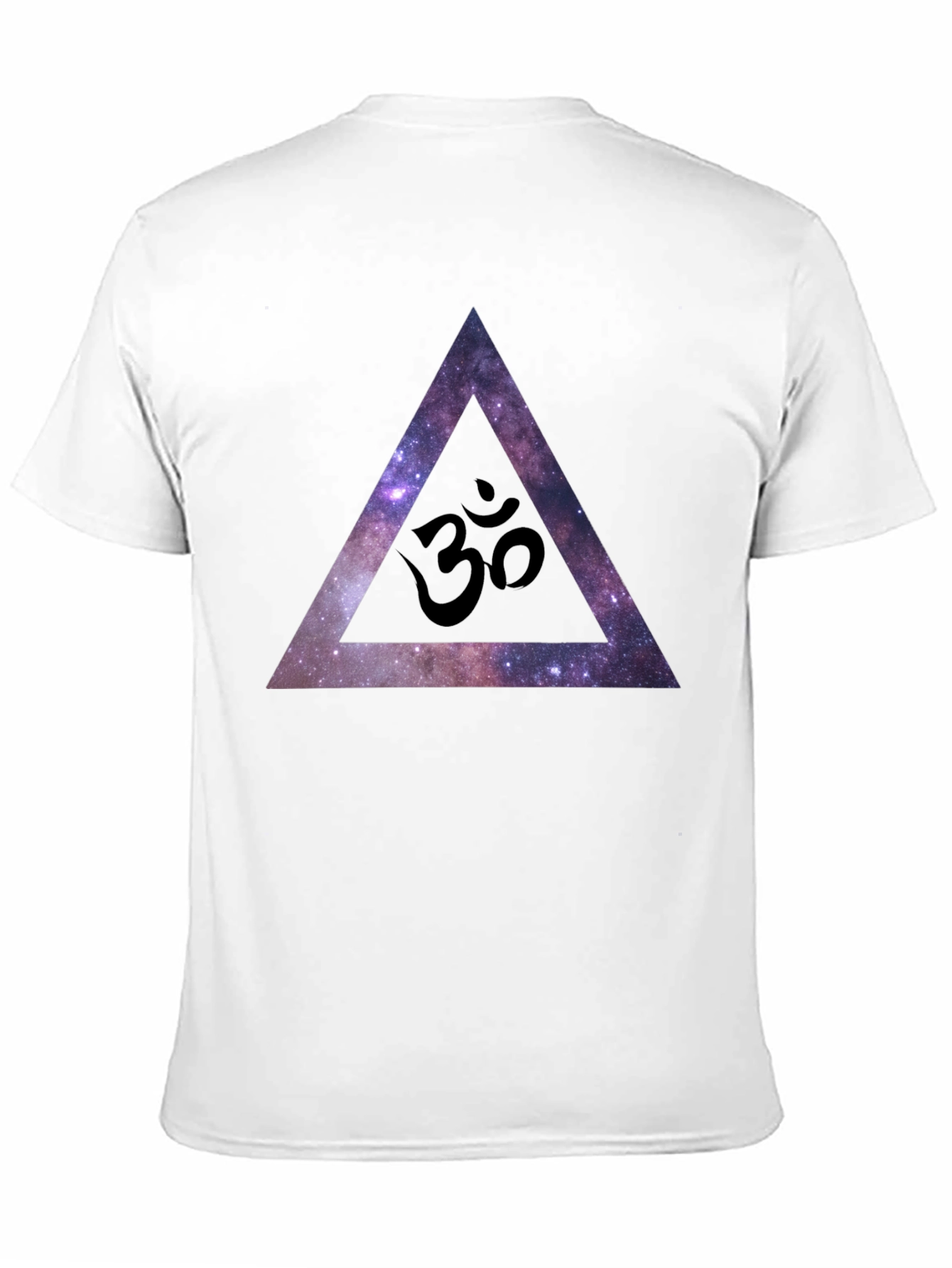 Cosmic Om Triangle Black T-Shirt