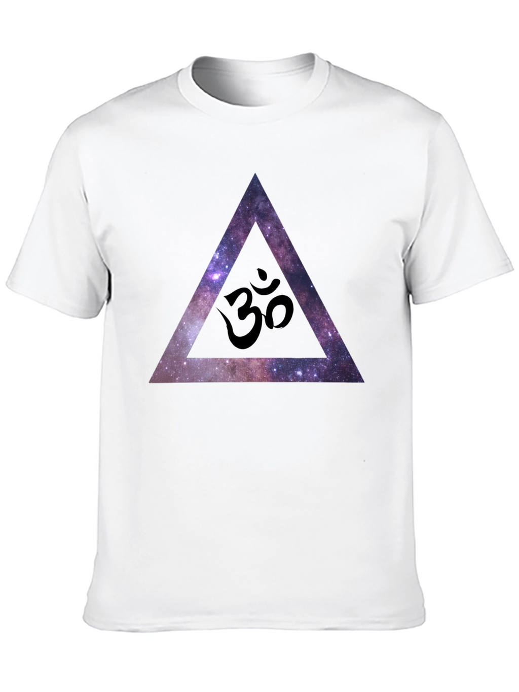 Cosmic Om Triangle Black T-Shirt