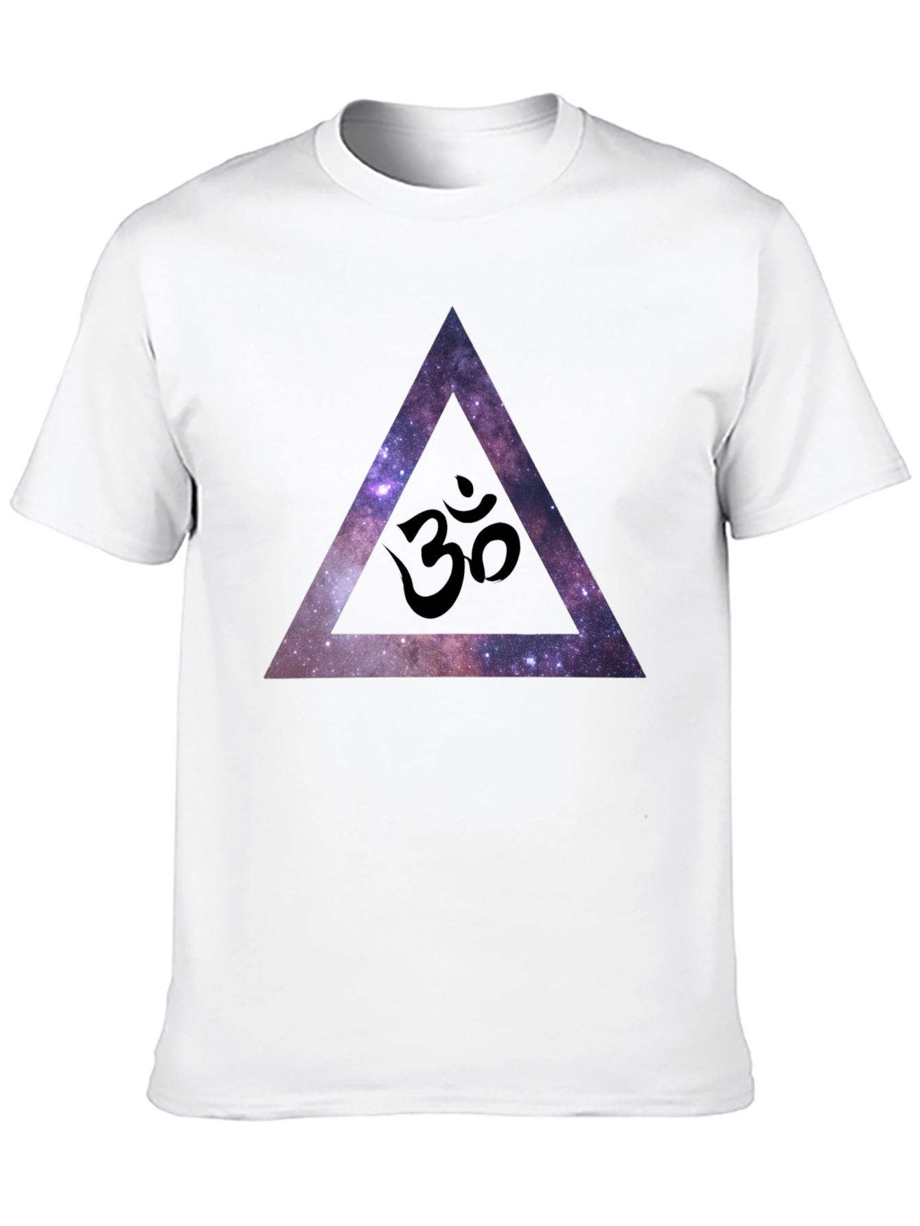 Cosmic Om Triangle Black T-Shirt