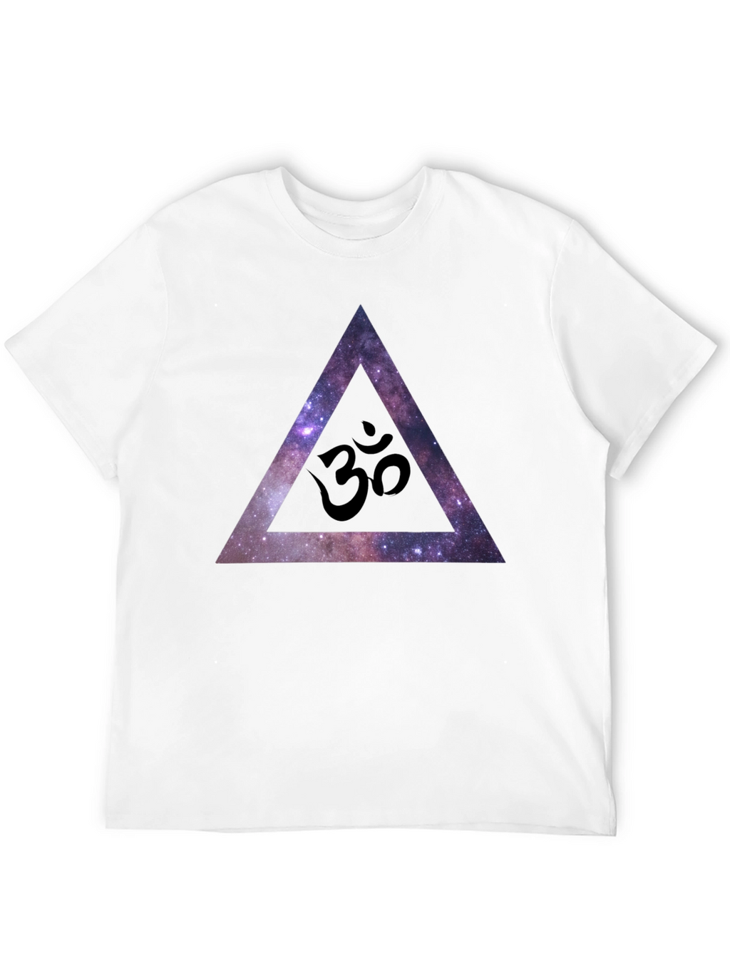 Cosmic Om Triangle Black T-Shirt