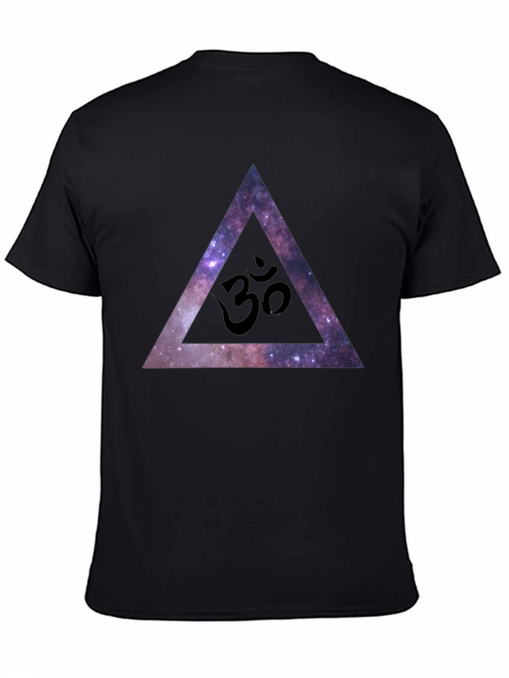 Cosmic Om Triangle Black T-Shirt