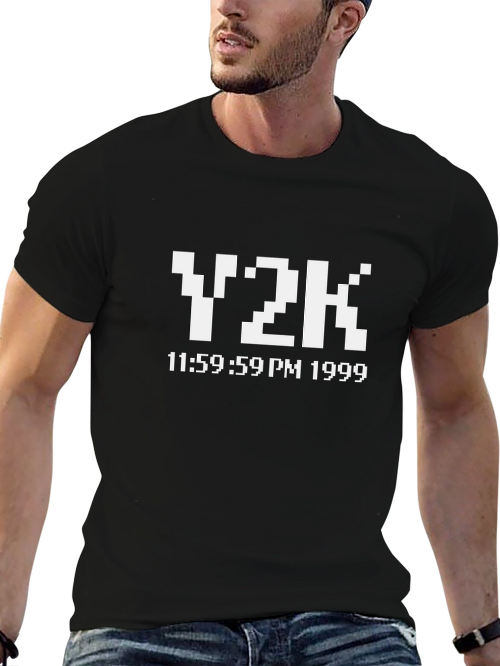 Y2K Countdown Graphic Tee - Nostalgic 1999 Style