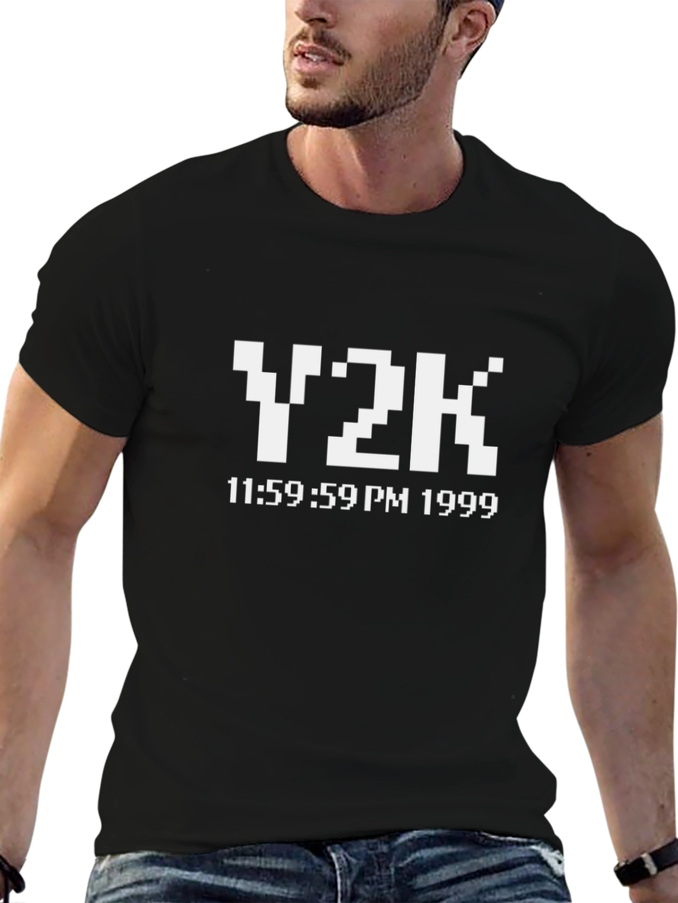 Y2K Countdown Graphic Tee - Nostalgic 1999 Style