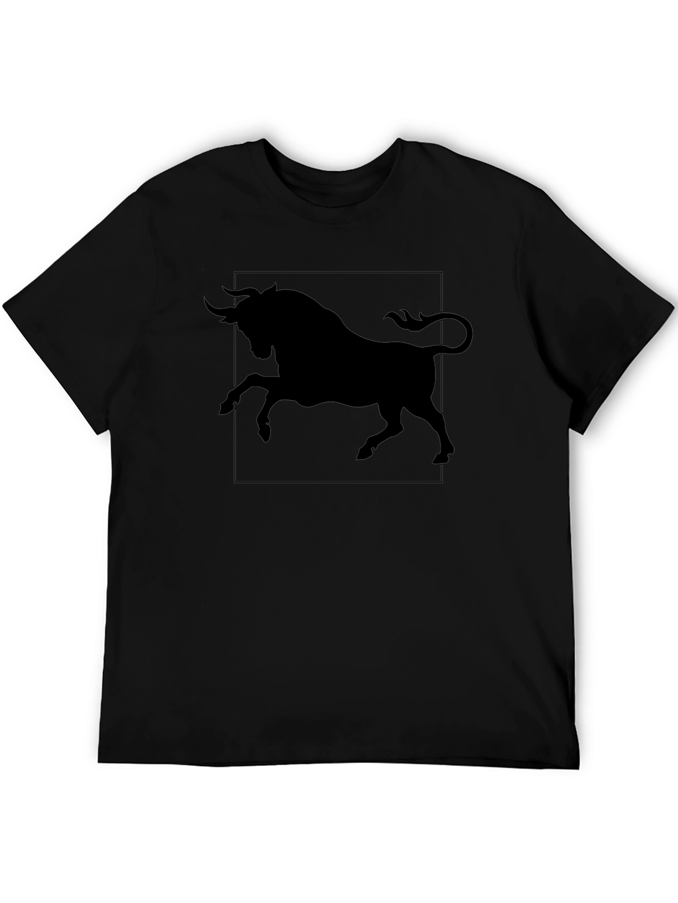 Black Bull Graphic Tee - Bold & Stylish