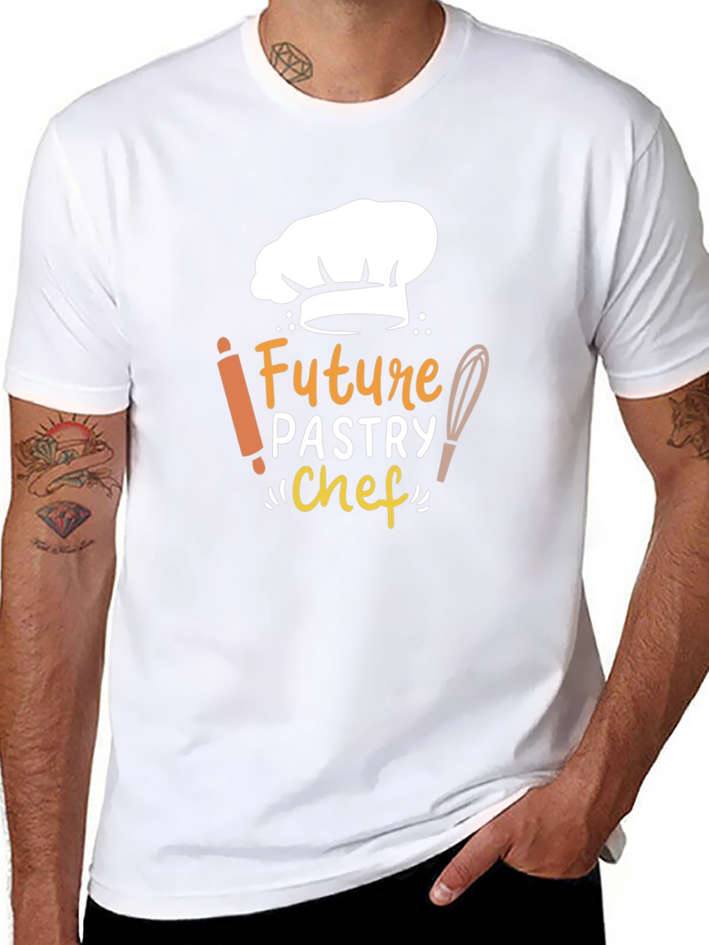 Future Pastry Chef Black T-Shirt - Culinary Dream Tee
