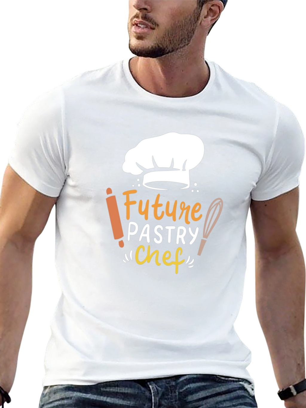 Future Pastry Chef Black T-Shirt - Culinary Dream Tee