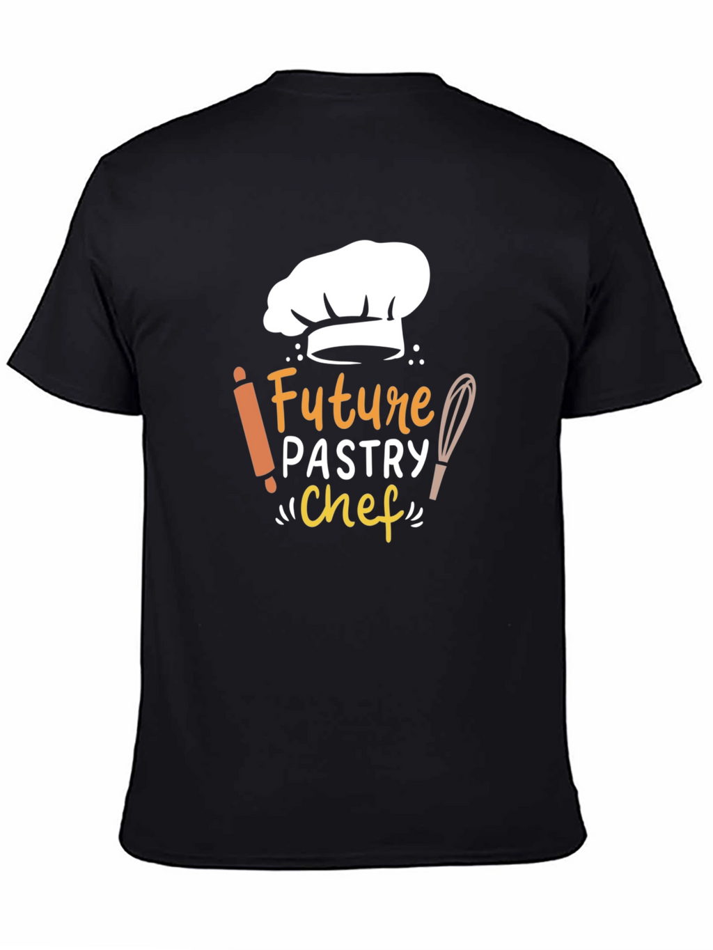 Future Pastry Chef Black T-Shirt - Culinary Dream Tee